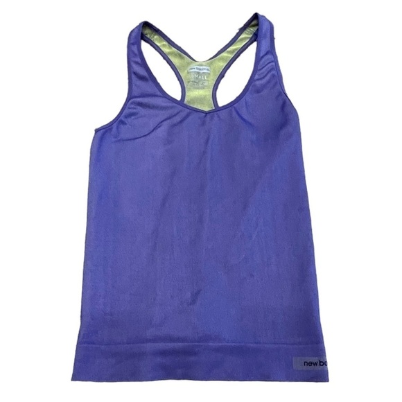 New Balance Womens Tank Top Fitted Purple Stretch Racer Back , Size Small - Picture 4 of 10
